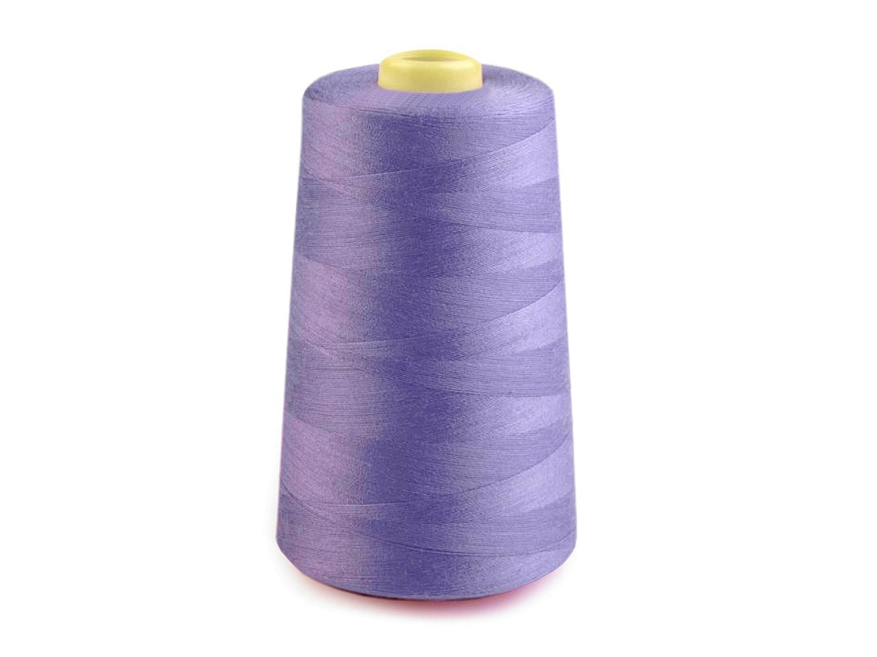 Polyesterové nitě pro overlocky i klasické šití návin 5000 yards PES 40/2, barva 658 Violet Tulip