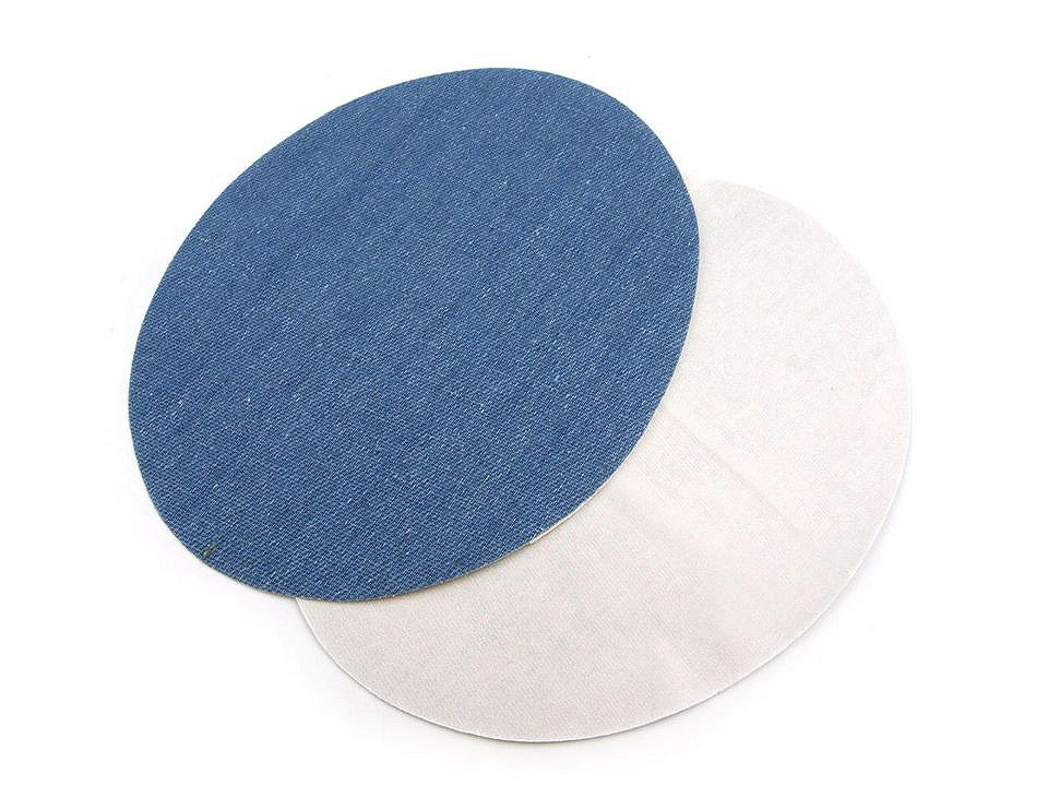Nažehlovací záplaty riflové 11x14 cm, barva 1 modrá jeans
