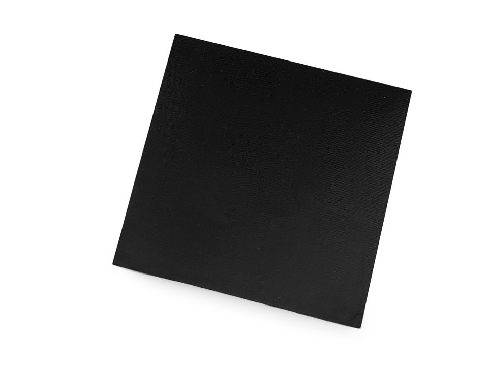 Samolepicí záplata nylonová, barva 01 černá