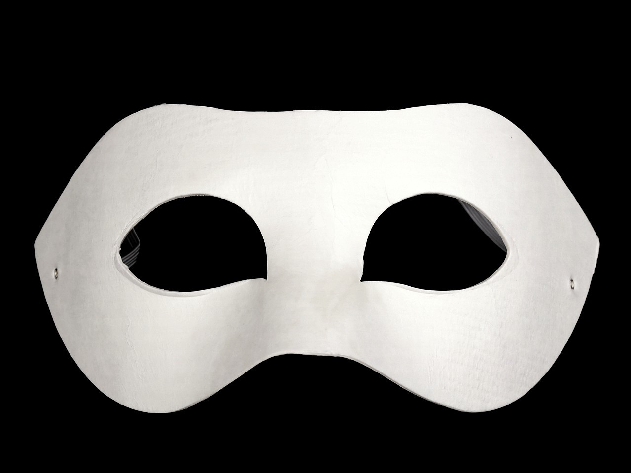 Karnevalová maska - škraboška k domalování, barva 1 bílá