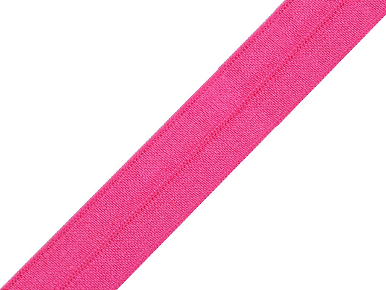 Lemovací pruženka půlená šíře 20 mm, barva 21 pink