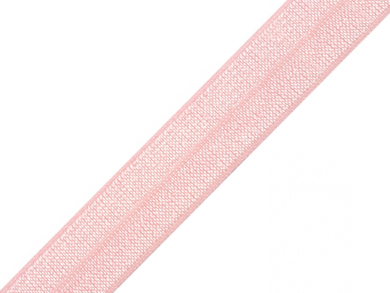 Lemovací pruženka půlená šíře 20 mm, barva 11 růžová sv.