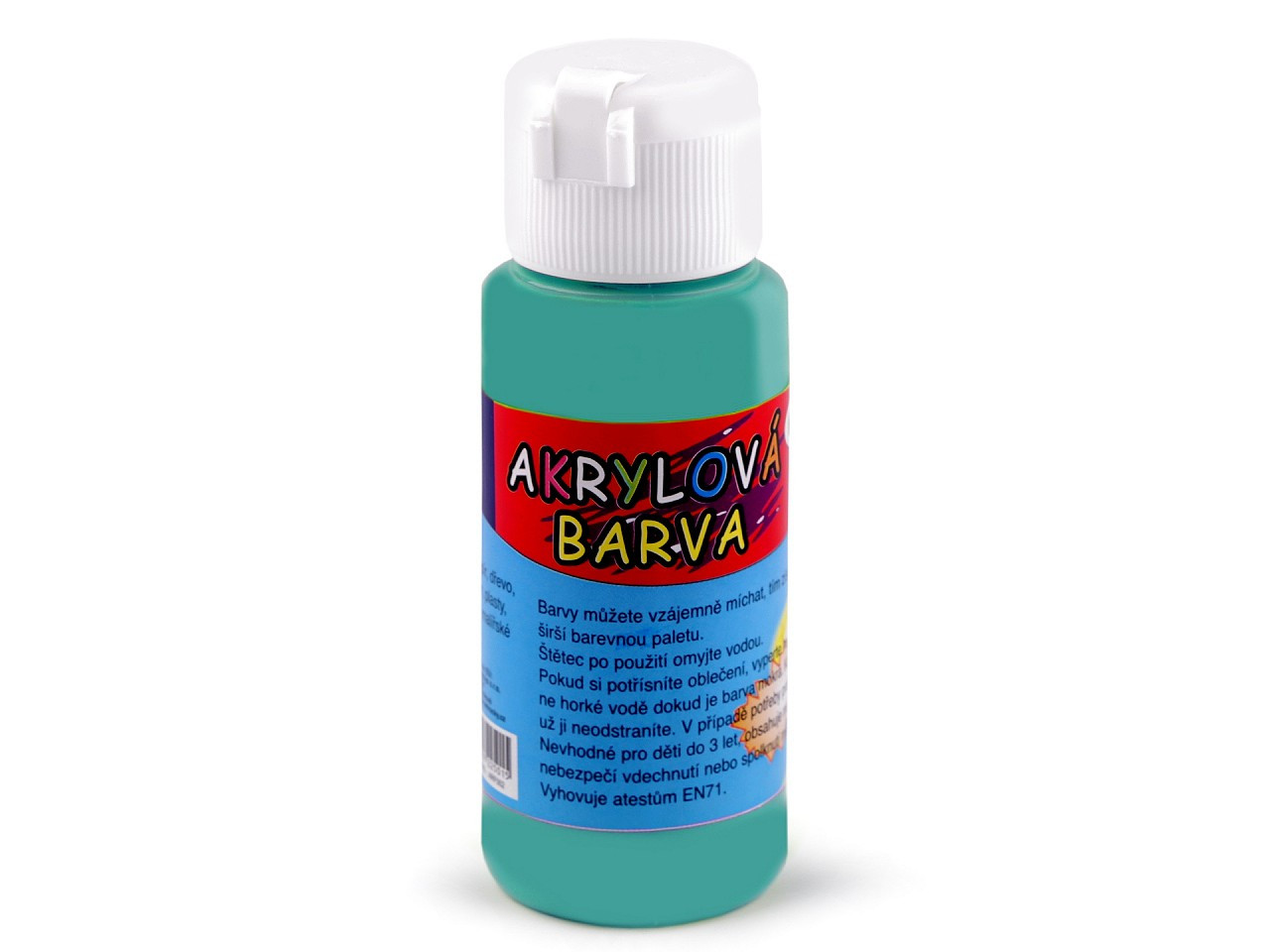 Akrylová barva 60 ml, barva 6 tyrkys mořský