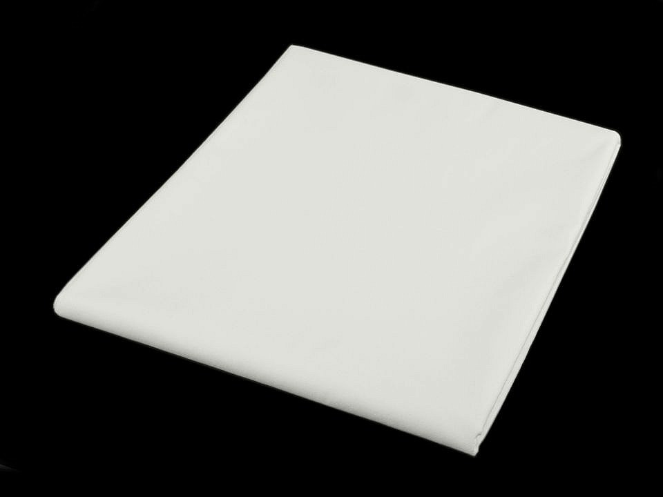 Přižehlovací bavlněná tkanina Vefix šíře 140 cm 140+20g/m2, barva bílá