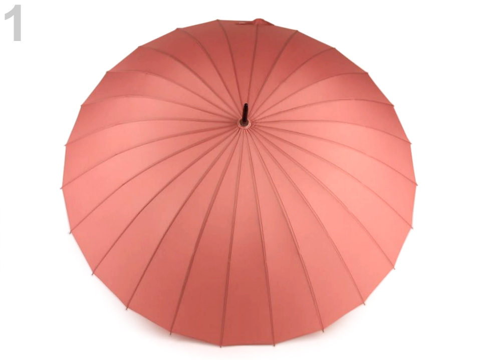 Dámský deštník kouzelný s květy, barva 1 růžová prášková
