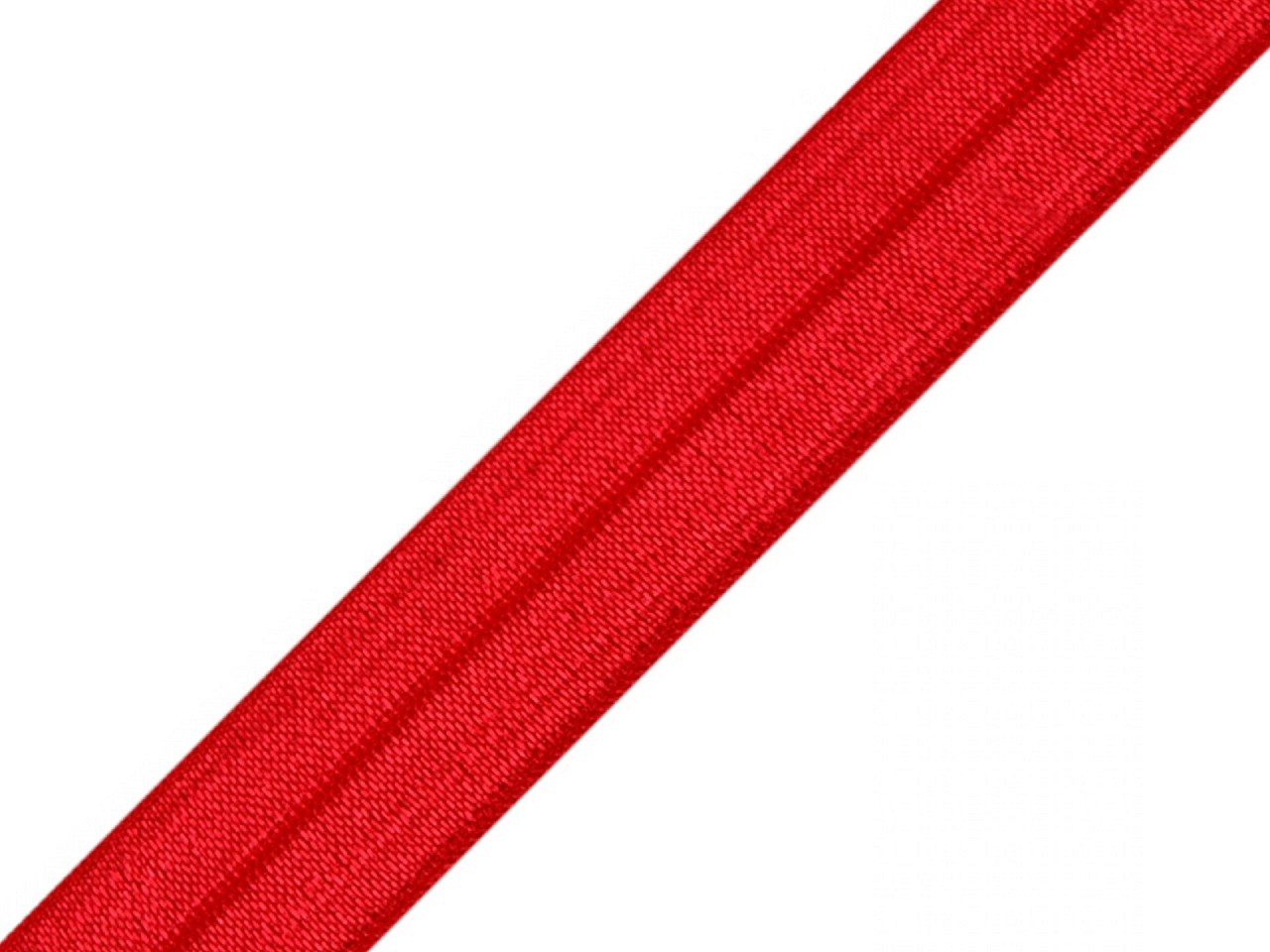 Lemovací pruženka půlená šíře 20 mm, barva 4 červená