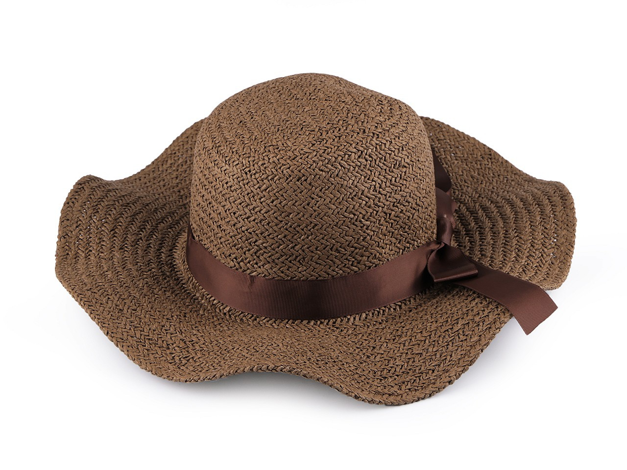 Dámský letní klobouk / slamák, barva 3 hnědá světlá