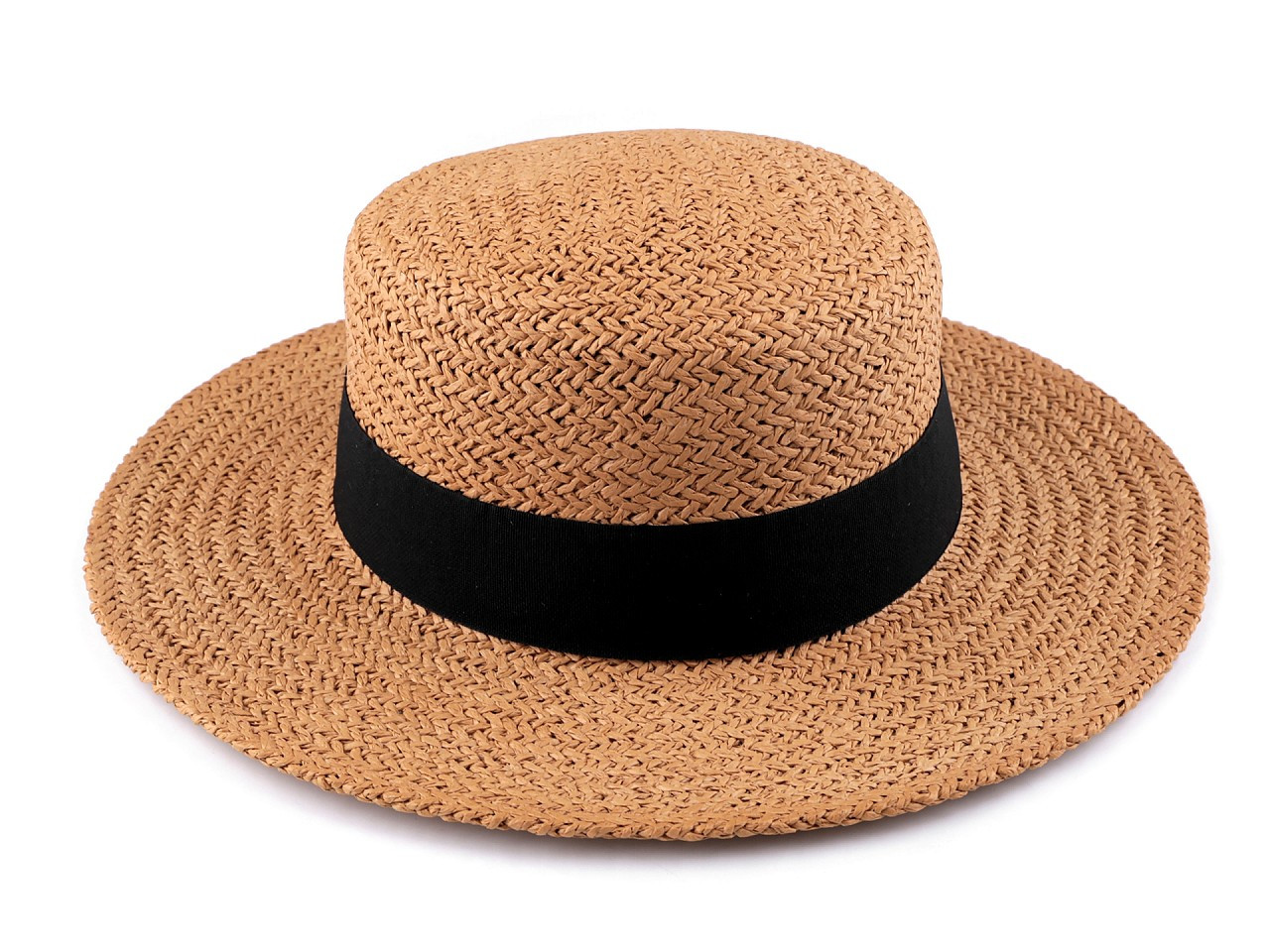 Dámský letní klobouk / slamák, barva 2 hnědá přírodní