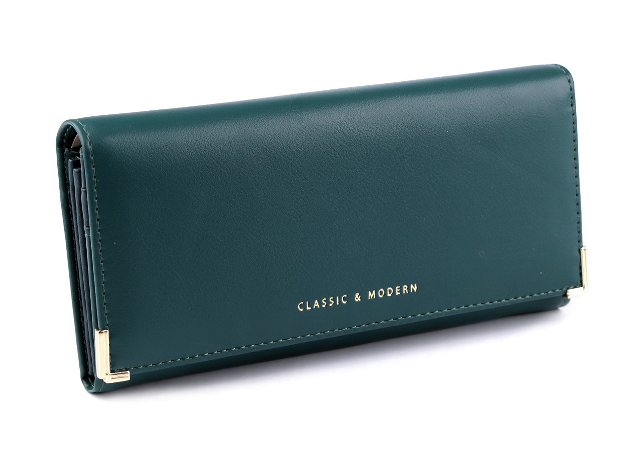 Dámská peněženka 9,5x18,5 cm, barva 7 petrolejová