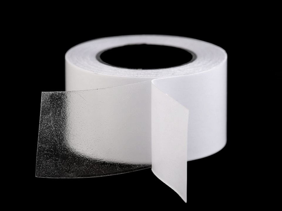 Fotografie Oboustranná lepící páska pro dekolt Prym šíře 25 mm, barva transparent