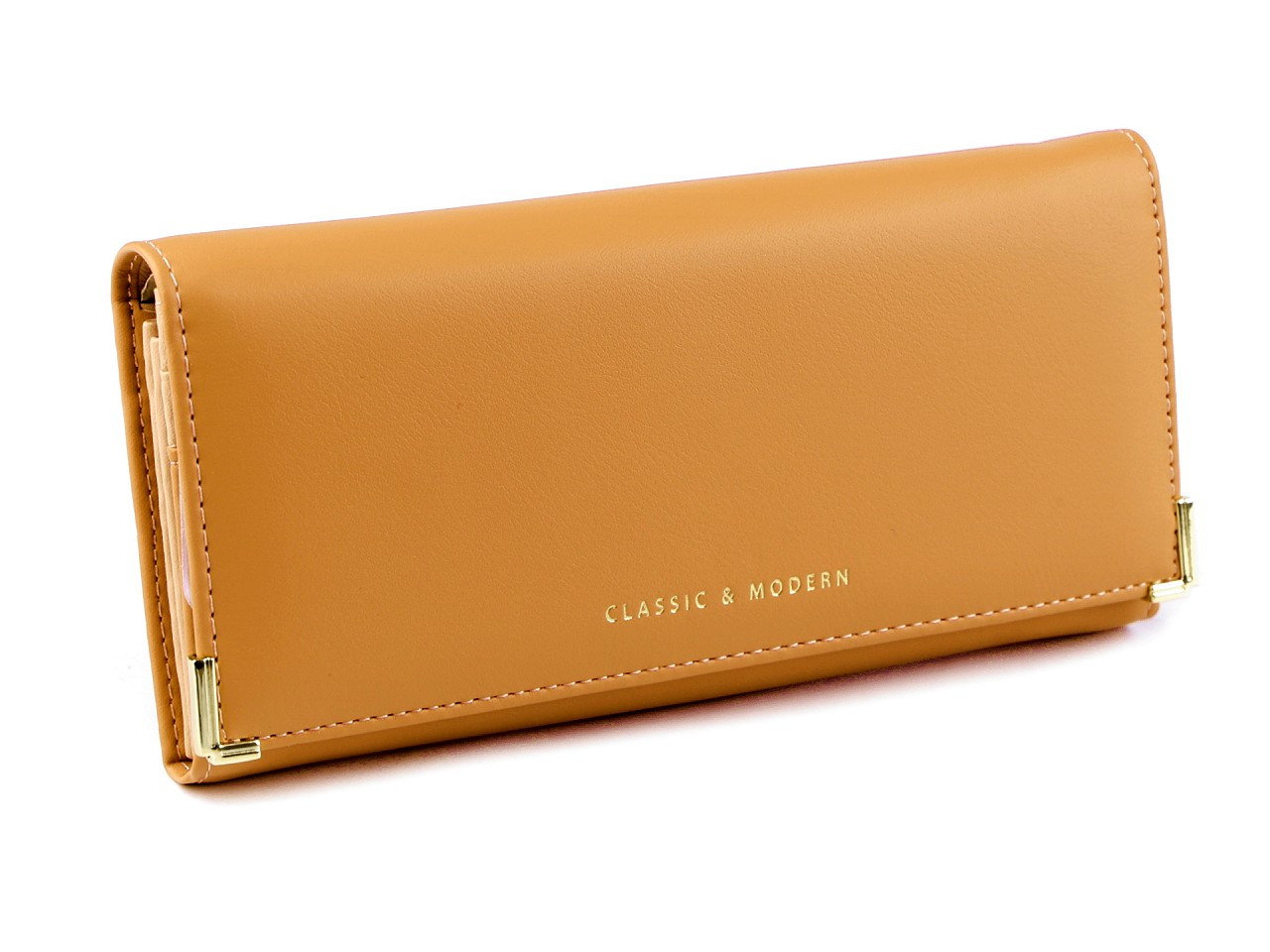 Dámská peněženka 9,5x18,5 cm, barva 6 hořčicová