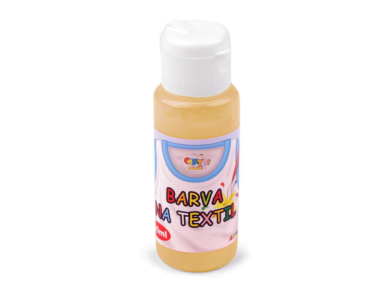 Barva na textil 60 ml, barva 17 zlatá