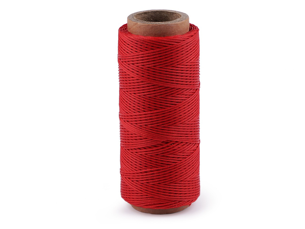 Voskované polyesterové nitě šíře 1 mm, barva 13 (11) červená