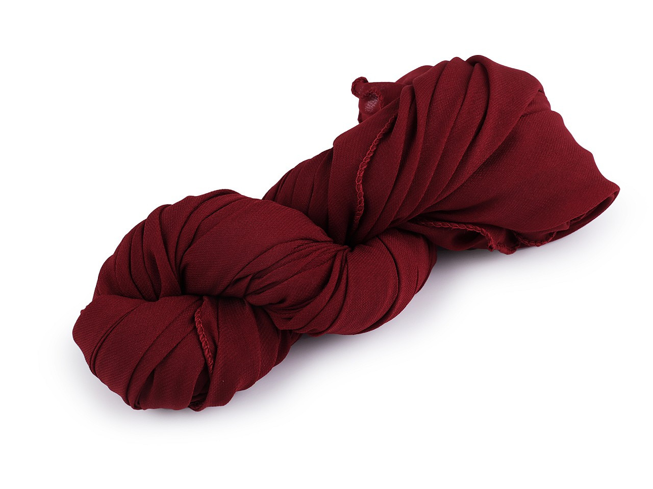 Letní šátek / šála jednobarevná 75x175 cm, barva 5 bordó sv.