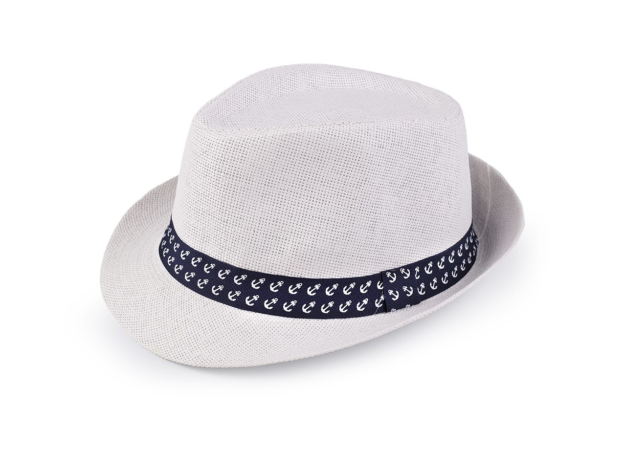 Dětský letní klobouk / slamák, barva 5 (54 cm) bílá