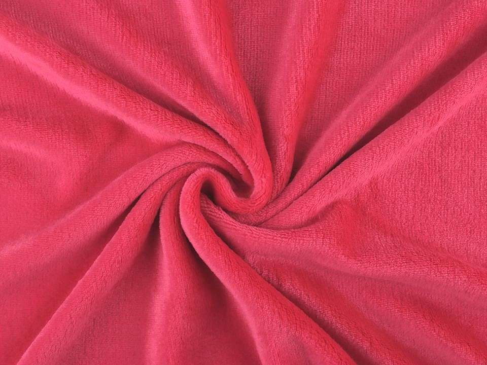 Wellsoft minky oboustranný / flanel samet fleece, barva 7 (4) růžová malinová