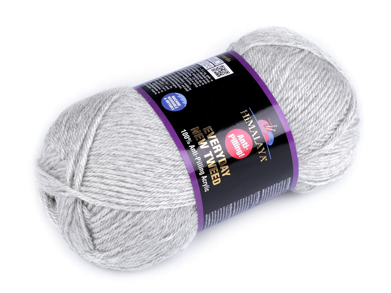 Příze pletací Everyday New Tweed 100 g, barva 7 (75113) šedá nejsvětlější