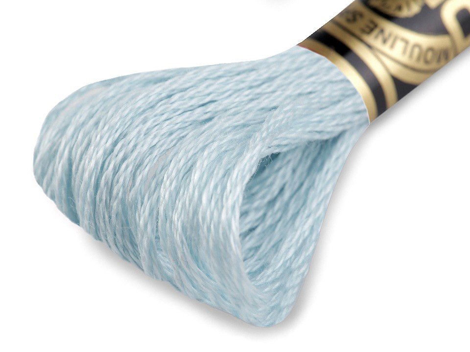 Vyšívací příze DMC Mouliné Spécial Cotton, barva 162 Ballad Blue