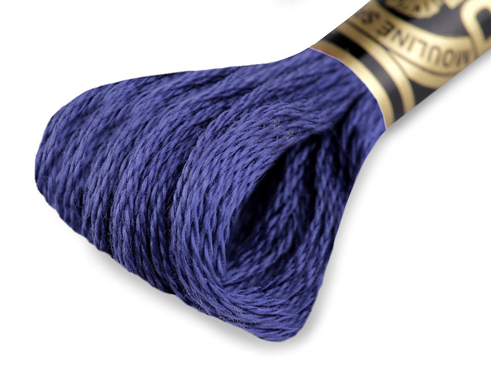 Vyšívací příze DMC Mouliné Spécial Cotton, barva 158 Mazarine Blue