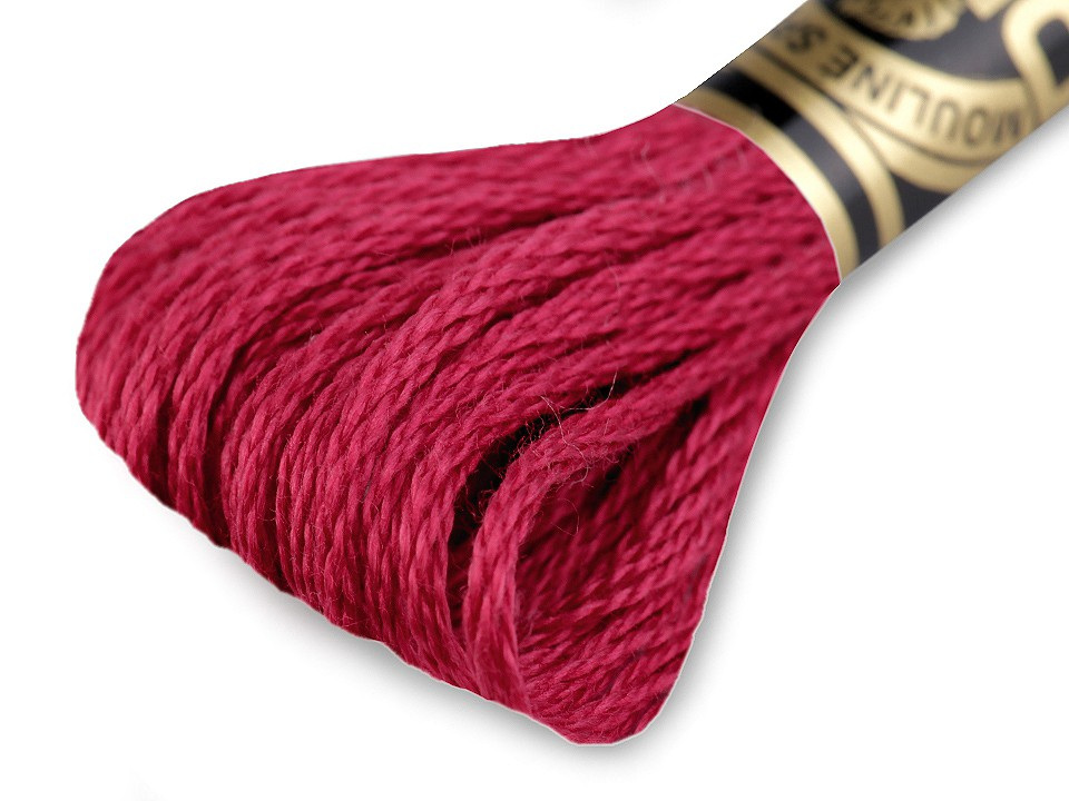 Vyšívací příze DMC Mouliné Spécial Cotton, barva 150 Bordeaux