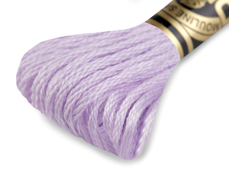 Vyšívací příze DMC Mouliné Spécial Cotton, barva 211 fialová sv.