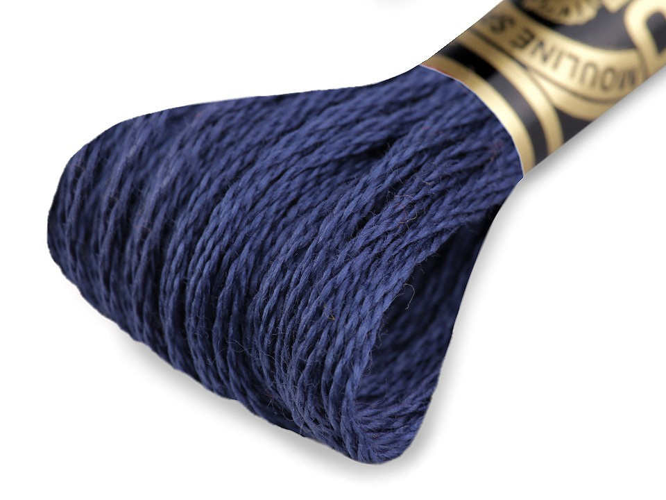 Vyšívací příze DMC Mouliné Spécial Cotton, barva 336 Mood Indigo