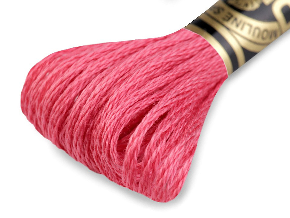 Vyšívací příze DMC Mouliné Spécial Cotton, barva 335 Pink Lemonade