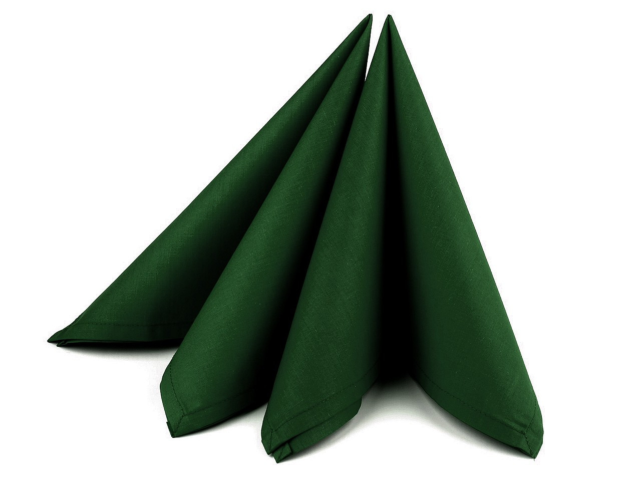 Bavlněný ubrousek 45x45 cm, barva 23 (45x45 cm) zelená tm.