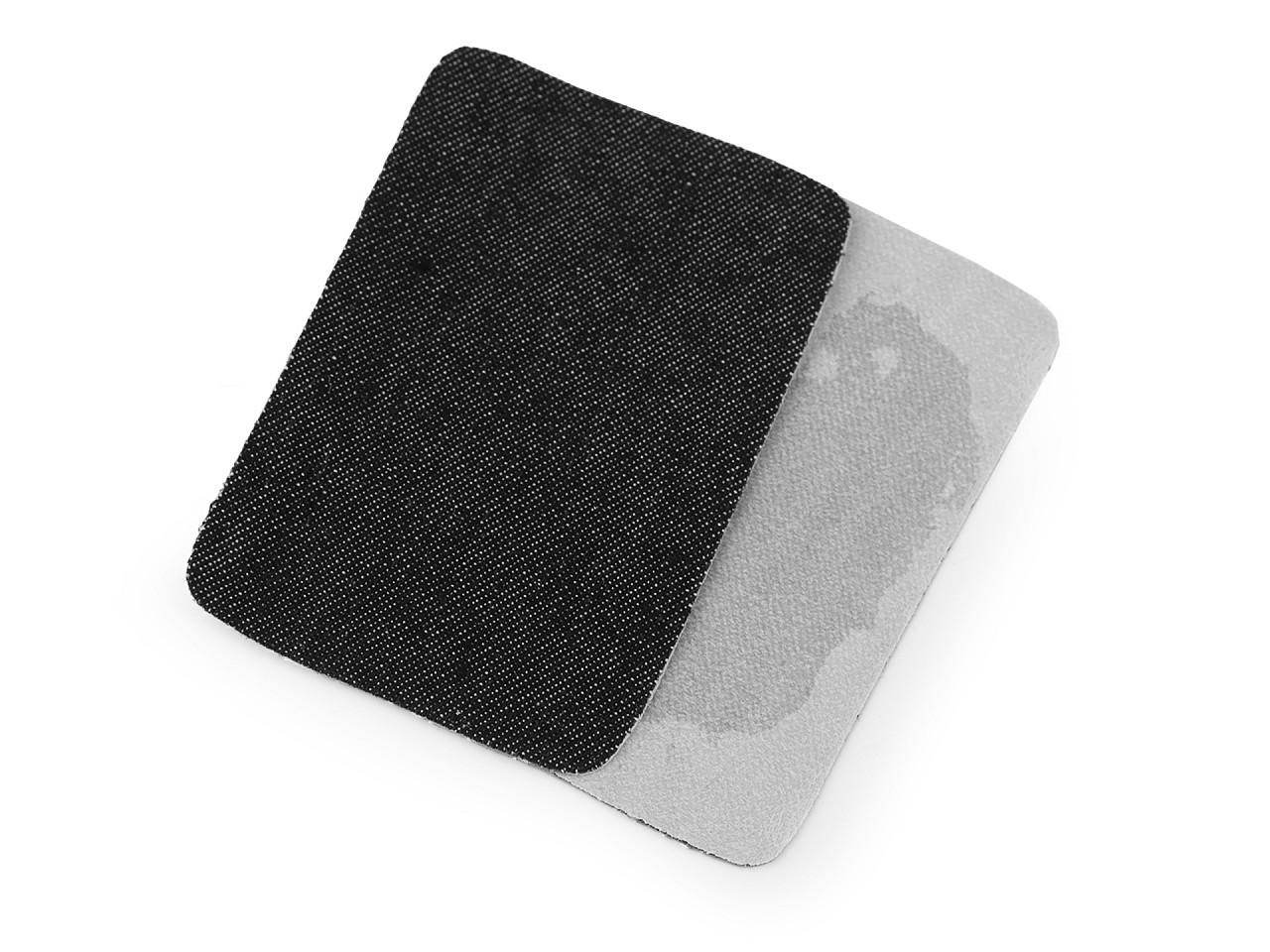 Fotografie Nažehlovací záplaty riflové 5,3x7,9 cm, barva 7 černá