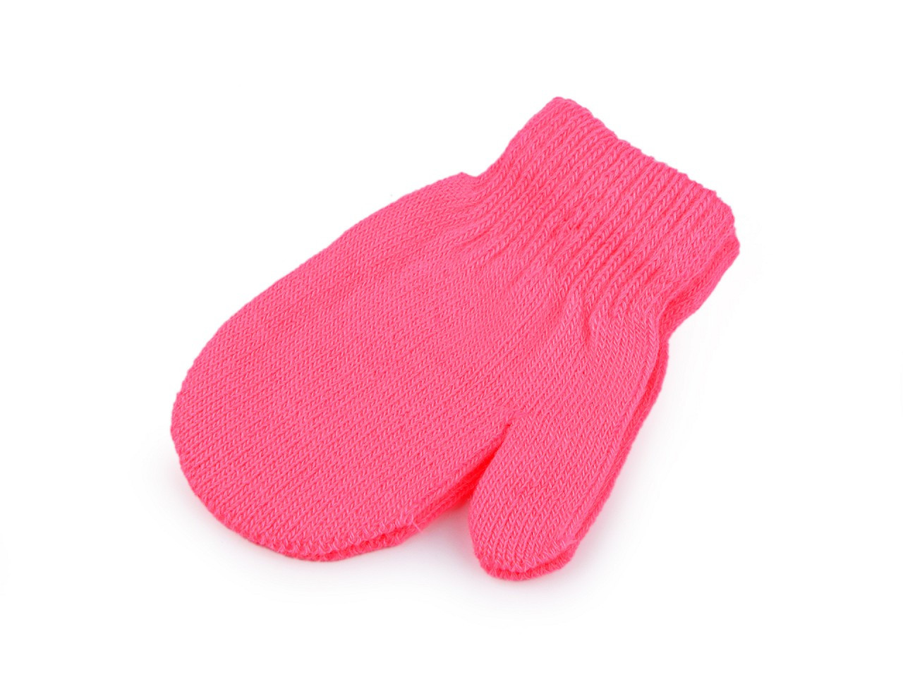 Dětské pletené rukavice palčáky, barva 2 růžová