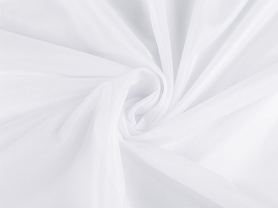Polyesterová podšívkovina / imitace dederonu, barva 6 (09-01) bílá