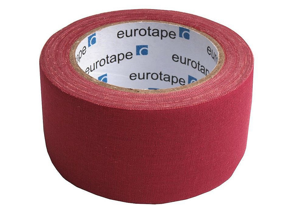 Lepicí kobercová páska 10 m šíře 48 mm, barva 6 červená tmavá