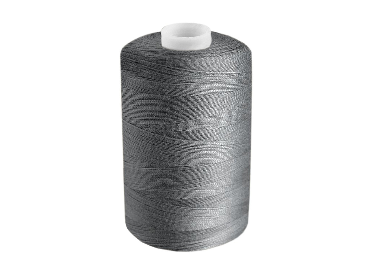 Polyesterové nitě pro overlocky i klasické šití návin 1000 m PES 40/2 James, barva 197 šedá perlová