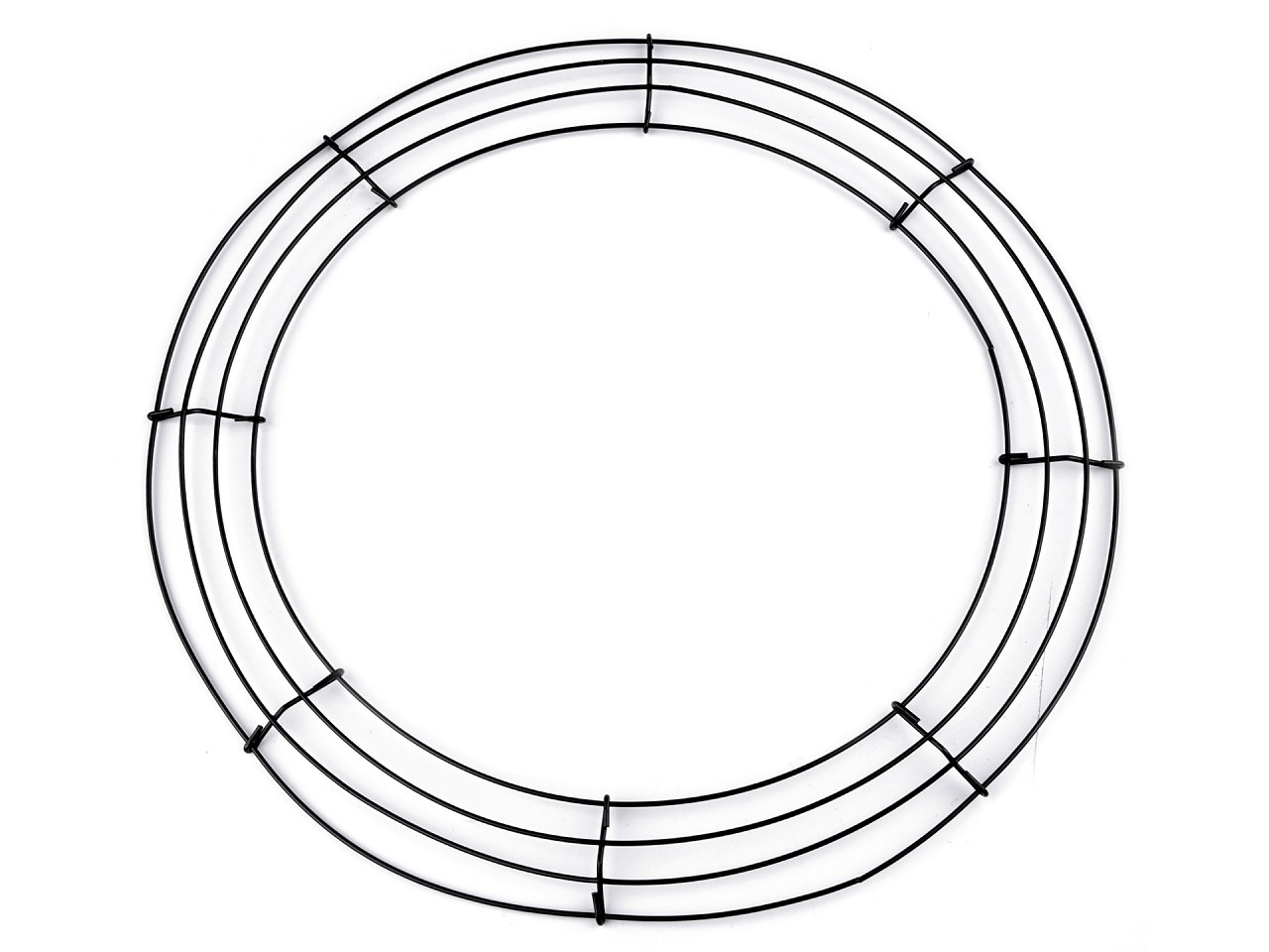 Drátěný základ na věnec Ø40 cm, barva černá