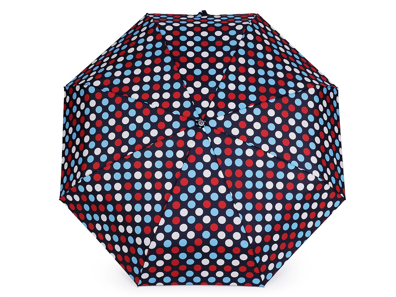 Dámský mini skládací deštník, barva 7 modrá pařížská