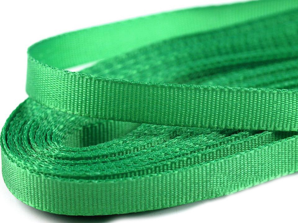 Stuha taftová šíře 9 mm, barva 309 zelená irská