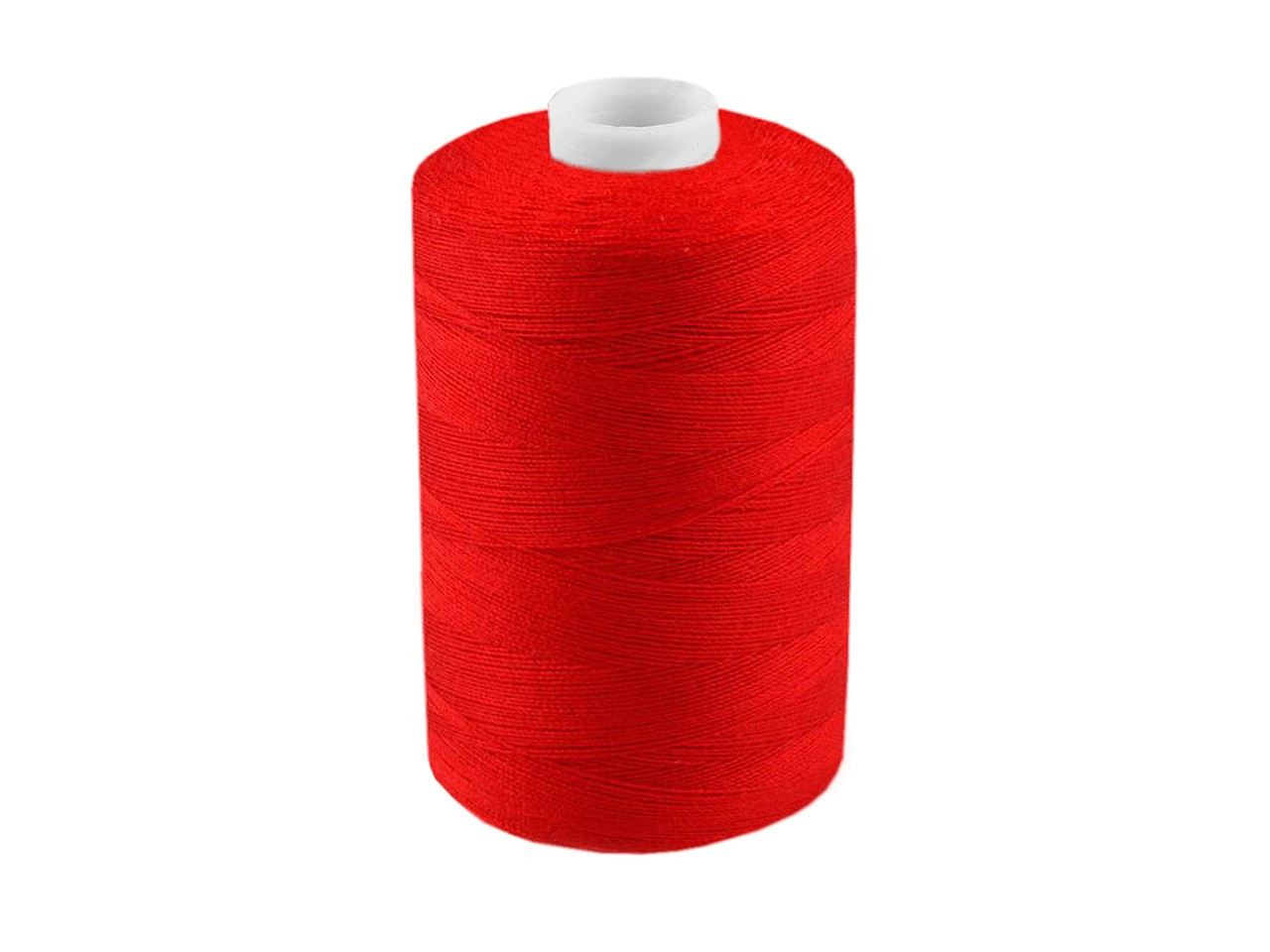 Polyesterové nitě pro overlocky i klasické šití návin 1000 m PES 40/2 James, barva 051 červená