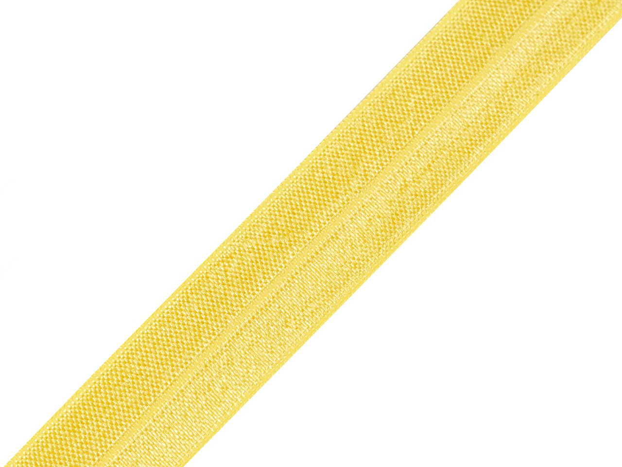 Lemovací pruženka půlená šíře 20 mm, barva 38 žlutá
