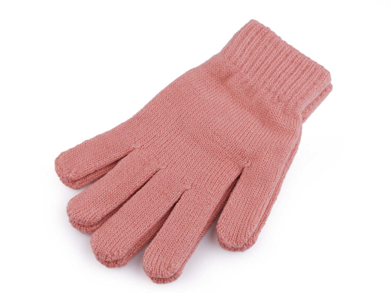 Dámské pletené rukavice, barva 3 pudrová