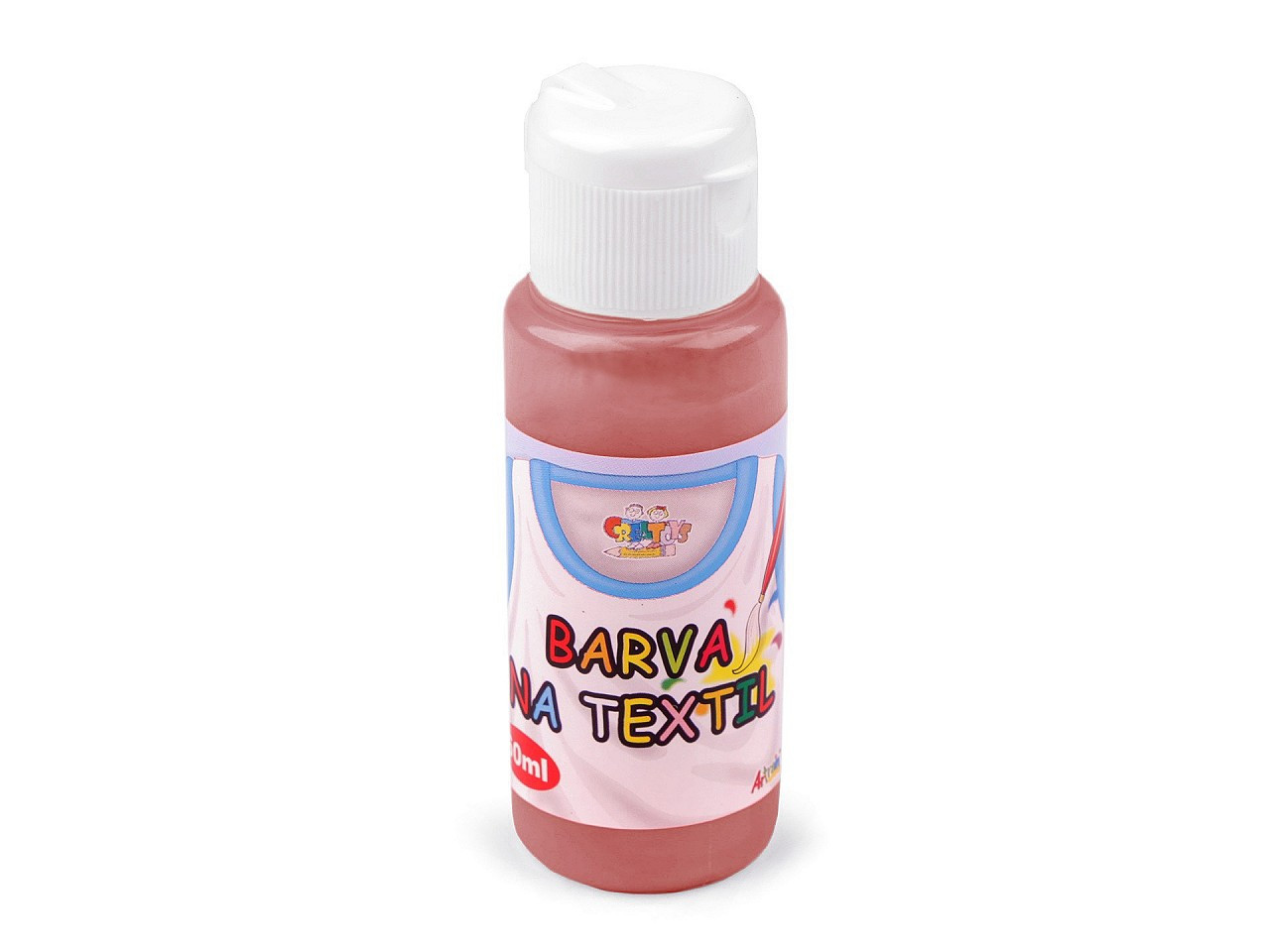 Barva na textil 60 ml, barva 15 hnědá světlá