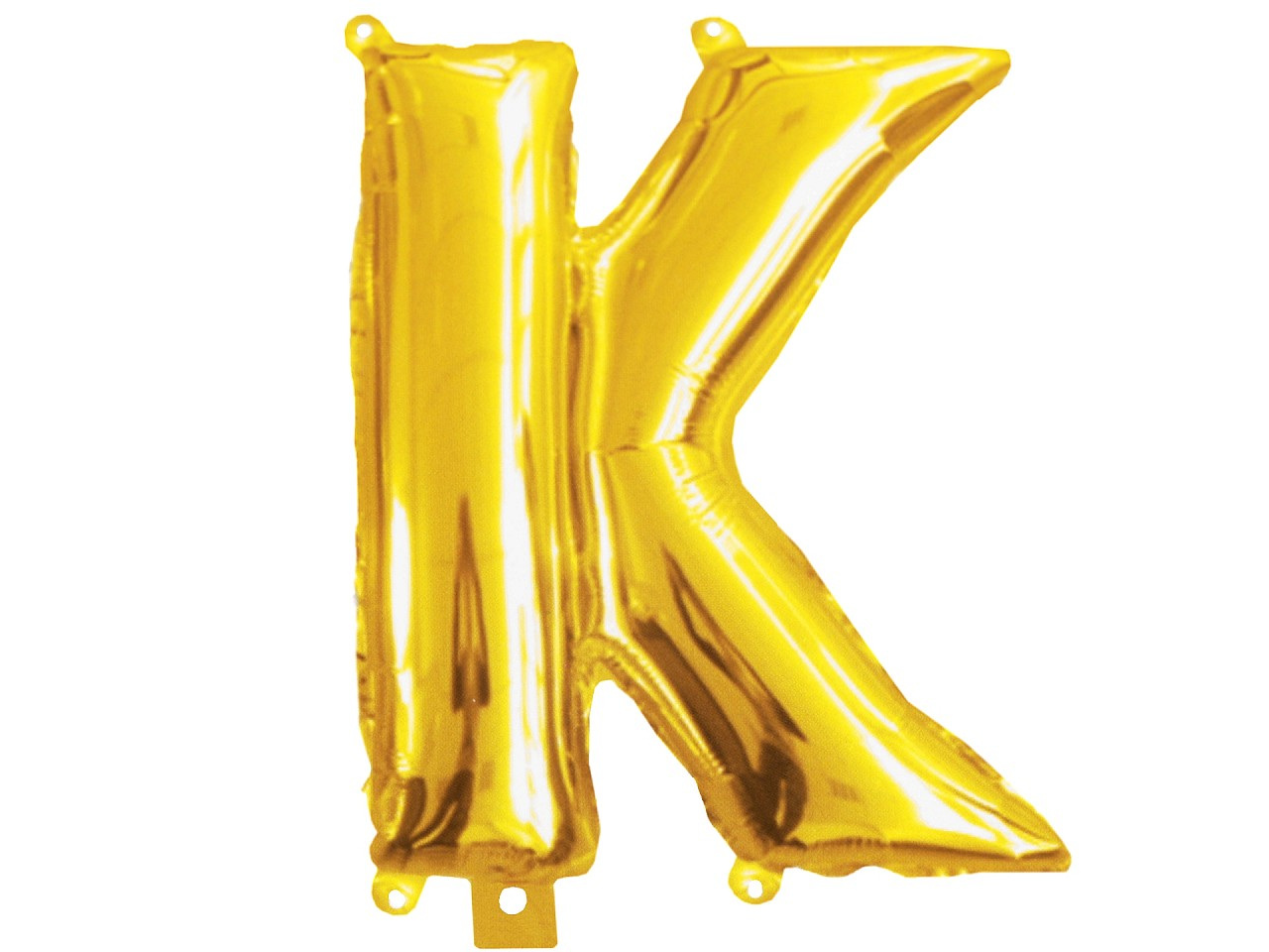 Nafukovací písmena velká, barva 11 "K" zlatá