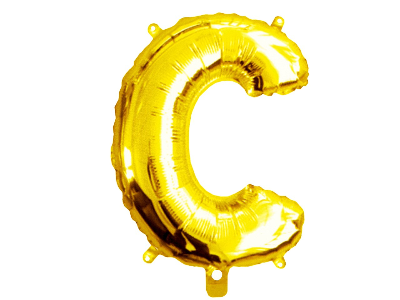 Nafukovací písmena velká, barva 3 "C" zlatá