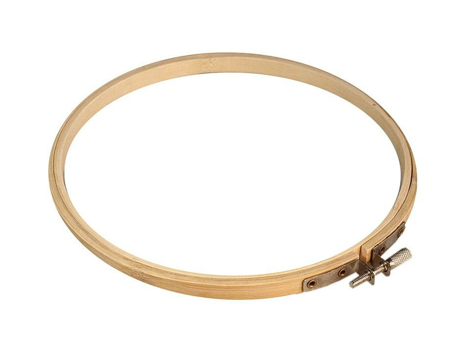 Vyšívací kruh bambusový Ø15 cm, barva 1 (Ø15 cm) bambus světlý