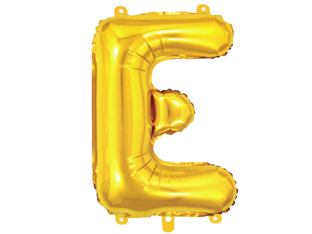 Nafukovací písmena velká, barva 5 "E" zlatá