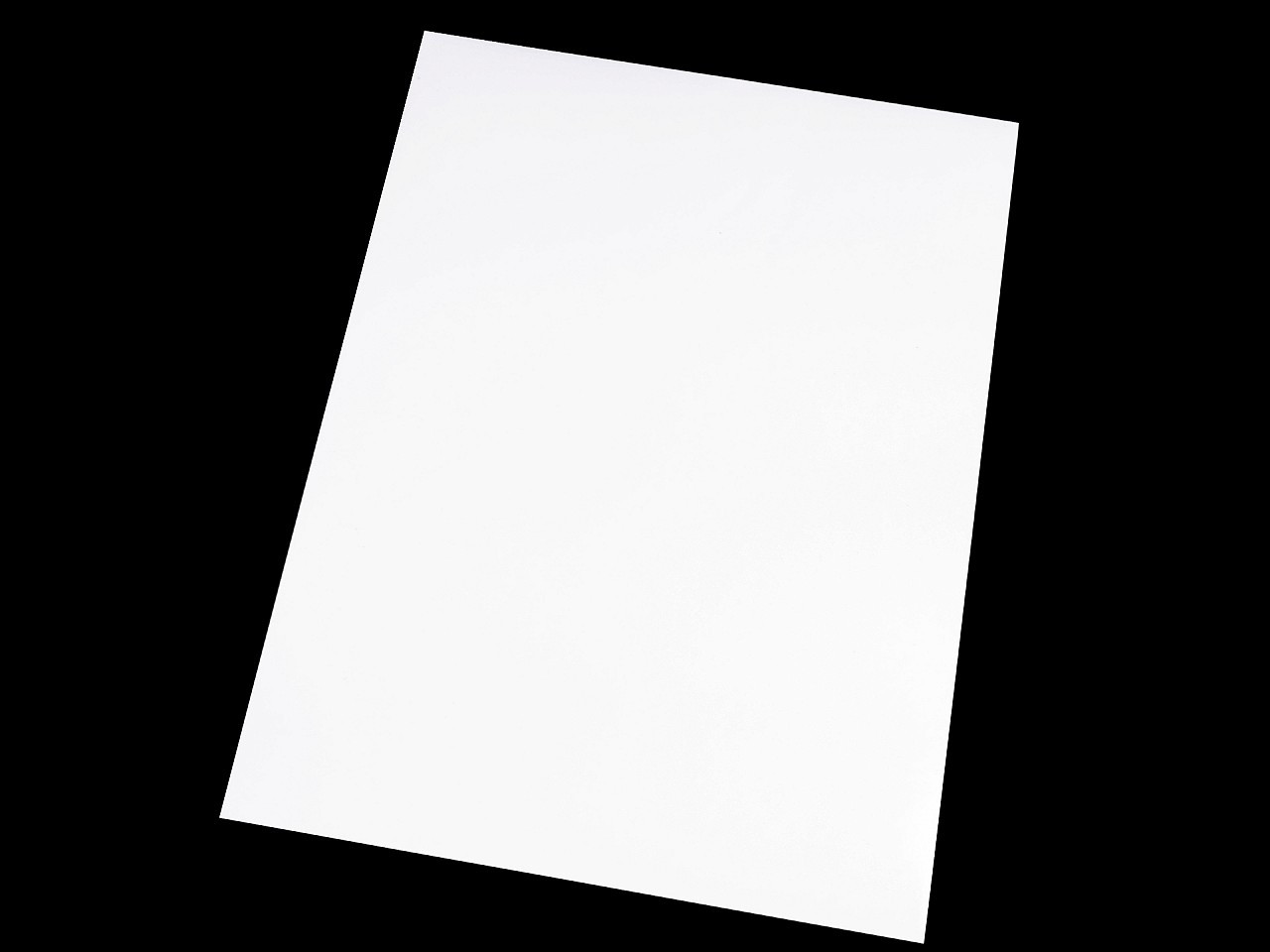 Magnetický papír lesklý A4, barva bílá