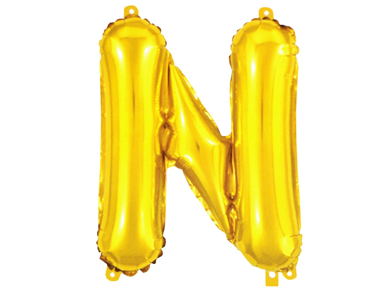 Nafukovací písmena velká, barva 14 "N" zlatá