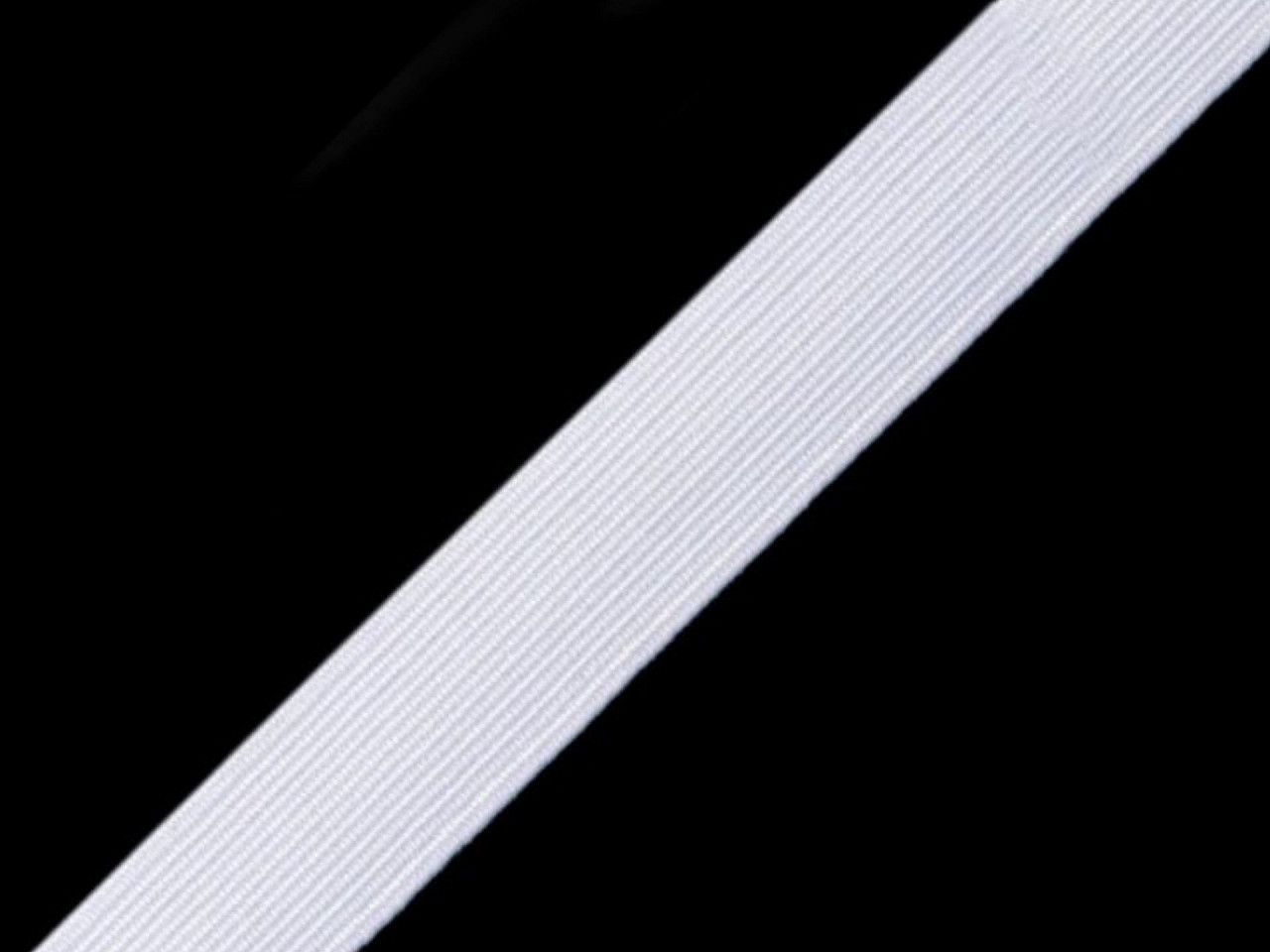Prádlová pruženka šíře 12 mm, barva bílá