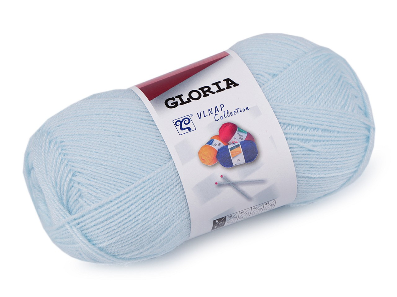 Pletací příze Gloria 50 g, barva 19 (56220) modrá jemná