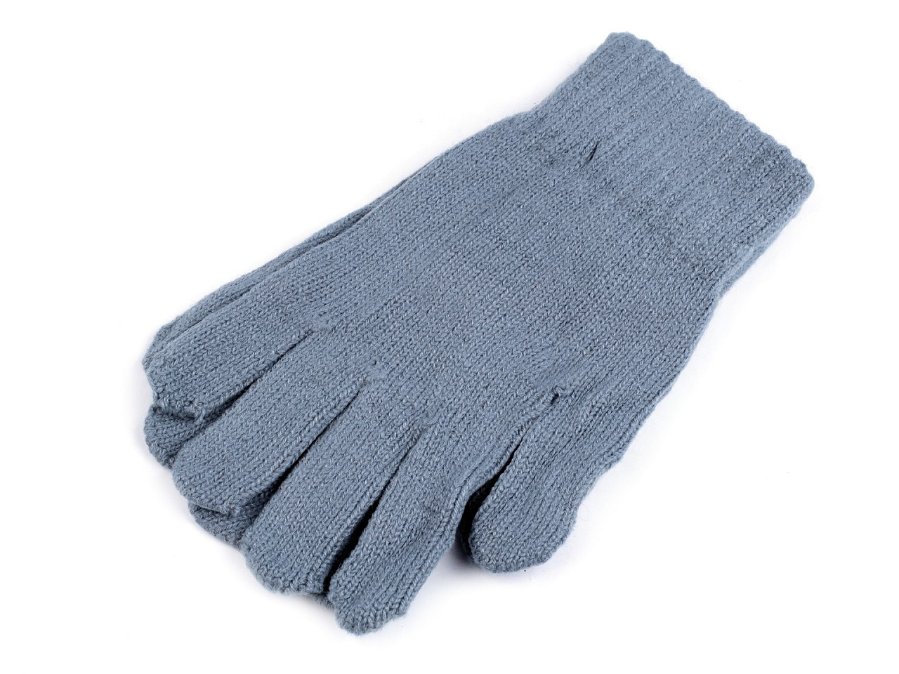 Dámské pletené rukavice, barva 15 modrá jeans