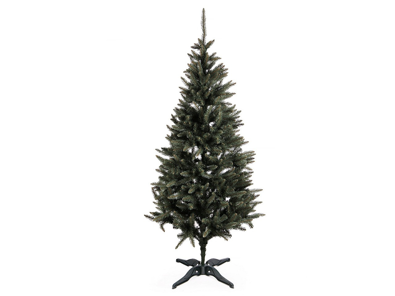 Umělý vánoční stromeček 220 cm - přírodní, zasněžený, 2D, barva 1 (214333) zelená